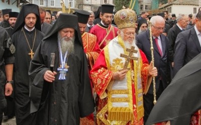 Васељенски патријарх на Светој Гори