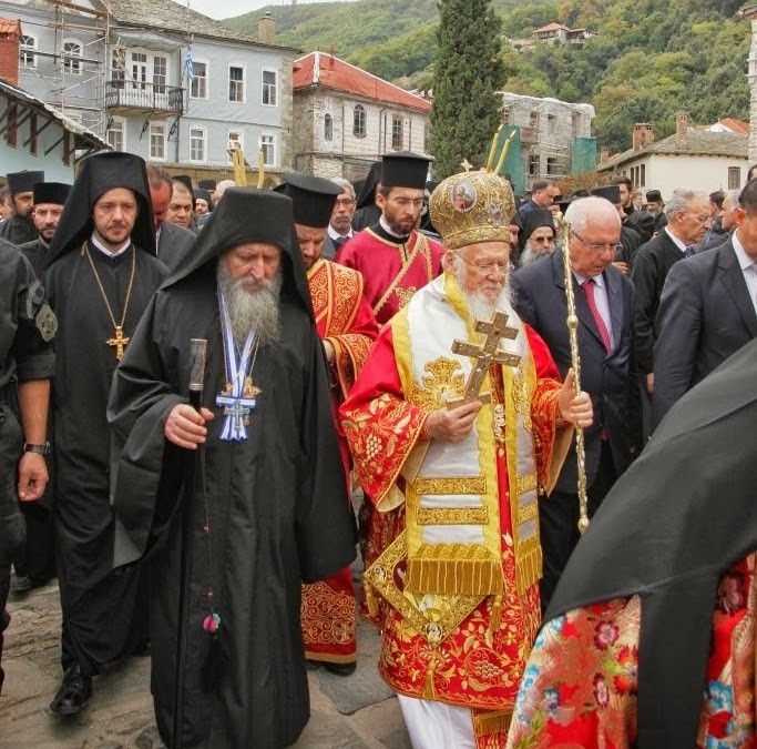 Васељенски патријарх на Светој Гори