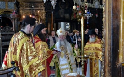 Епископ Хризостом у посети Хиландару и Светој Гори