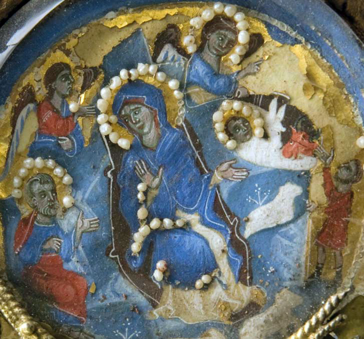 Рождество, Венецијански диптих, детаљ, 1300. г.