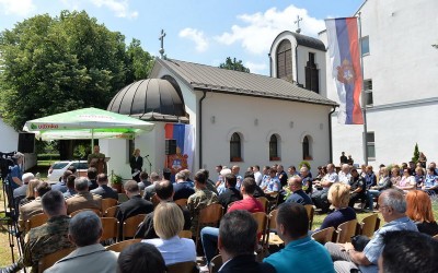 Законик цара Душана у војном храму у Бијељини