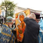 Копија иконе Богородице "Млекопитатељнице" донешена у Белорусију