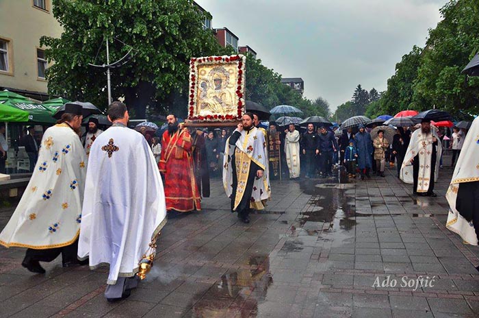 Тројеручица у манастиру Ђурђеви Ступови у Беранама