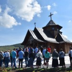 Игуман Методије на храмовној слави цркве брвнаре у Драглици