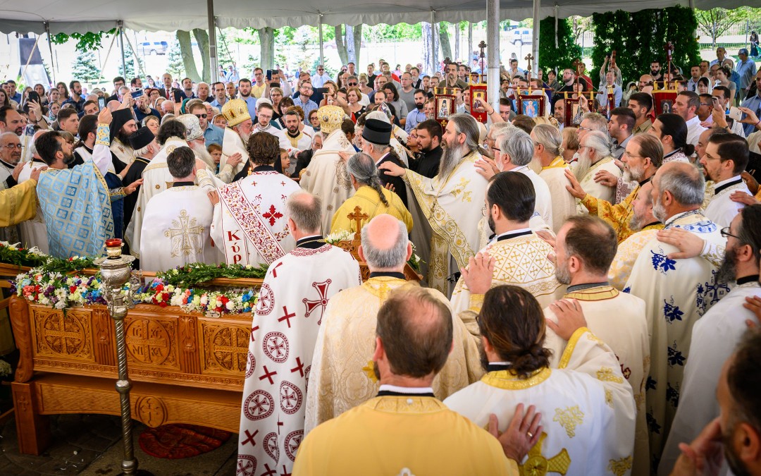 Игуман Методије на црквеном сабору све три српске епархије у САД