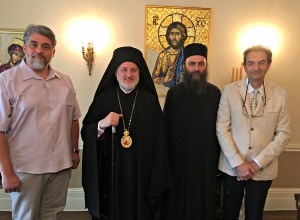 Игуман Методије и архиепископ Елпидофор