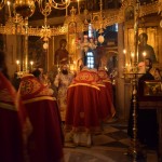Саборна литургија светогорских игумана у Кареји