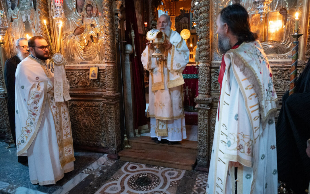 Епископ хвостански г. Алексеј богослужио у Светом манастиру Хиландару