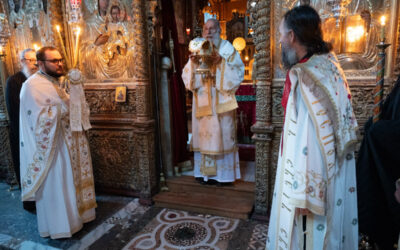 Епископ хвостански г. Алексеј богослужио у Светом манастиру Хиландару