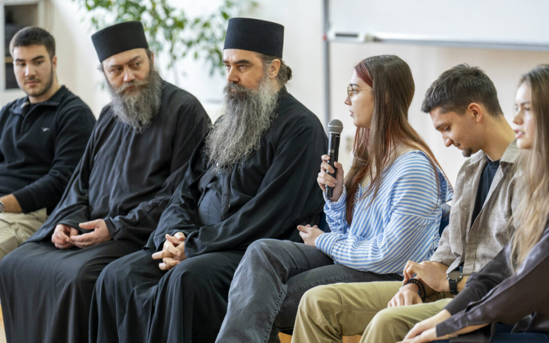 Сусрет ученика Земунске, Математичке и Смедеревске гимназије са хиландарским монасима