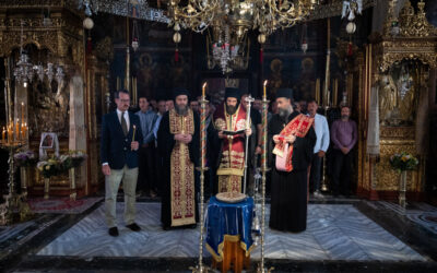 Њ. К. В. Принц – наследник Филип Карађорђевић у Хиландар на помену вожду Карађорђу