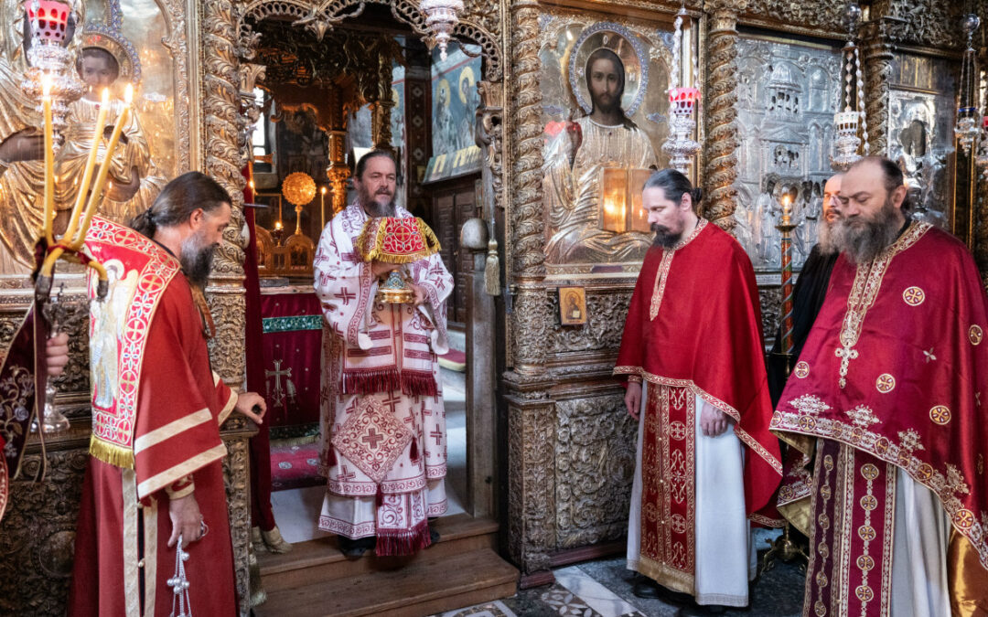 Празник Рођења Св. Јована Претече торжествено прослављен у Хиландару