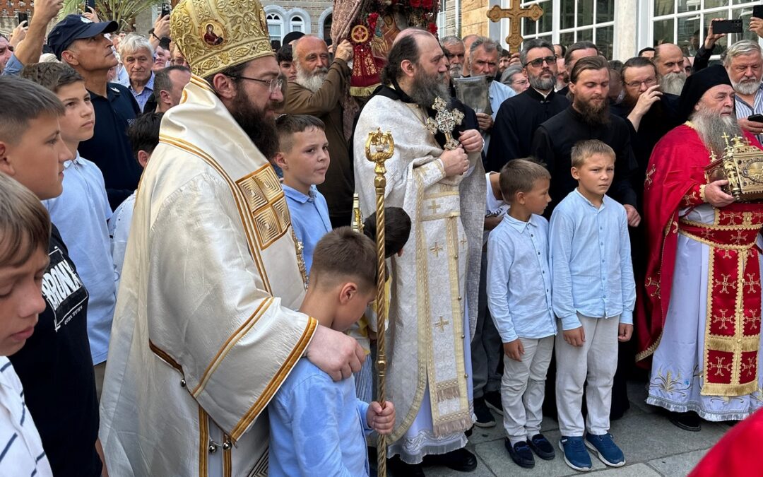 Панигир у манастиру Пантелејмону